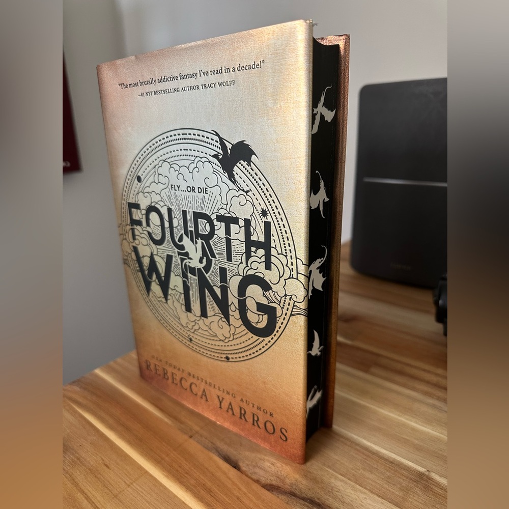 First edition Fourth Wing with sprayed edges